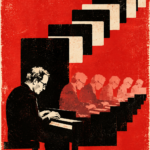 Pianistas en repetición escalonada
